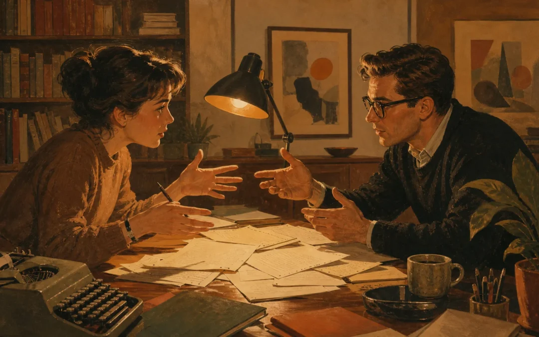 Co-Authored Mystery Novels: How Authors Collaborate